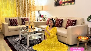 Living Room Makeover  Shopping Cleaning Organisation  Simply Laxmis Life [upl. by Kial]