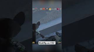 Kickflip en cs2 🧐 cs2 csgo lla gaming esports skate [upl. by Asital]