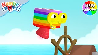 Sail the Seven Seas  S7 E9  Learn Times Tables  Numberblocks [upl. by Kirkpatrick]