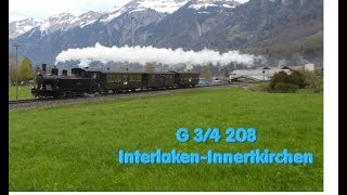 Mit der G 34 208 nach Innertkirchen [upl. by Atnuahc795]