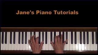 Spinning Song Piano Tutorial SLOW old [upl. by Kellyn]