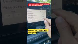 Cómo configurar la hora en tu Toyota RAV4 en pocos pasos automobile rav4 [upl. by Hodges70]