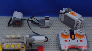 Tutorial Lego Power Functions  Connect  Motor and Wheel [upl. by Patti]