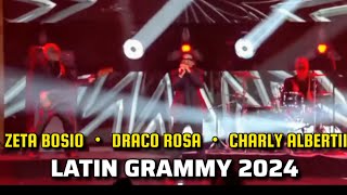 Draco Rosa ft Charly Alberti y Zeta Bosio  En Remolinos  Latin Grammy 2024 [upl. by Tung]