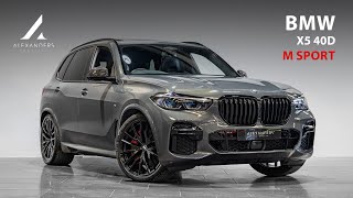 BMW X5 40d M Sport  Walkaround [upl. by Alil]