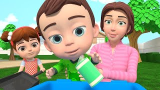 Clean Up Song  Baby Wants to Play  Rain Song  Nursery Rhymes amp Kids Songs [upl. by Ayatal]