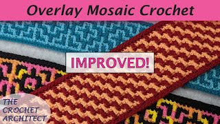 21  Overlay Mosaic Crochet Tutorial amp Free Chart [upl. by Franek]