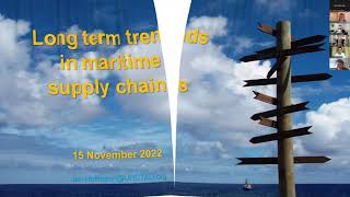 Long term trends in maritime transport and the supply chain crisis Lecture [upl. by Eah]