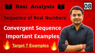 Convergent Sequence Examples  Convergent Sequence  Sequence of real numbers 08 [upl. by Drye]