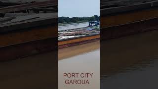 GAROUA PORT CITY shorts cameroon ship seaport travel [upl. by Ramaj]