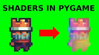 Easy Way to Use Shaders in Pygame [upl. by Lyrrad]