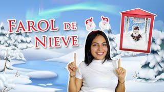 IDEAS PARA NAVIDAD  FAROL DE NIEVE [upl. by Atirec150]