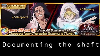 Bleach Brave Souls 9th Anniversary Special Zenith Summons [upl. by Yddeg]