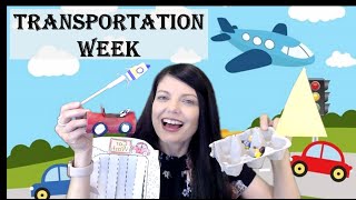 Summer Learning Activities for Preschoolers  Kindergarten  TRANSPORTATION THEME [upl. by Novhaj230]