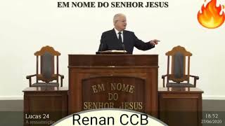 CCB Culto Online Irmão Cláudio marçola [upl. by Yelrihs]