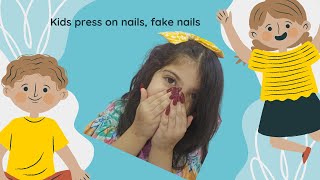 when your 4 year kid apply nails for first time [upl. by Ycul]