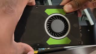 How to remove Quadro M4000 graphics card with bracket [upl. by Kittie]