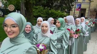 Students graduated from Bosnian School with Beautiful Nasheeds [upl. by Benedix]