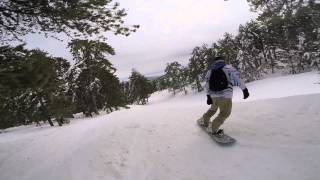 Troodos Snowboarding [upl. by Arahsal]