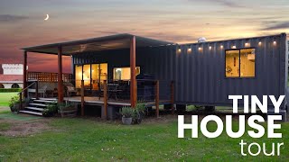 40 ft Shipping Container Tiny House  Australian Farm Stay Airbnb  House Tour  Episode 006 [upl. by Lewert]