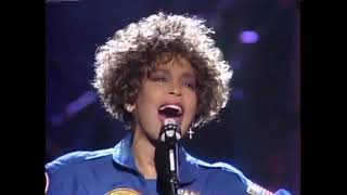 WHITNEY HOUSTON quotTHE STAR SPANGLED BANNERquot PERFORMANCE OF A LIFETIME [upl. by Daus]