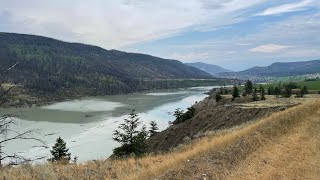 Chilcotin River landslide  Reservoir begins to drop and upstream erosion beginning [upl. by Marra]