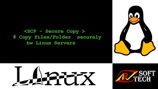 SCP  copy file amp folder securely between Linux Server  scp command  Linux Tutorial  ARV SoftTech [upl. by Esinart716]