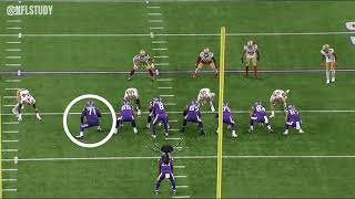 Christian Darrisaw PFF Highest Graded NFL OT  Week 7 Minnesota Vikings vs 49ers MNF Highlights 2023 [upl. by Chemush]