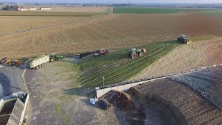 Big silage in France Dameuse  Rendezvous au silo de lun des plus gros ensilage de France [upl. by Alphonse]