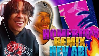 Homebody remix  Hev Abi REACTION [upl. by Ainimre]