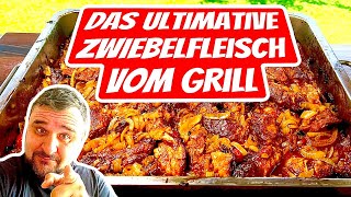 Das ULTIMATIVE IMBISSBUDEN ZWIEBELFLEISCH vom GRILL  Klaus grillt [upl. by Illene]