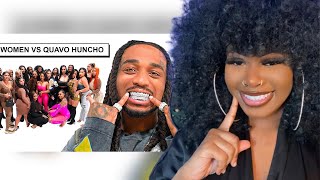 FIRST TIME REACTING TO  20 WOMEN VS 1 RAPPER  QUAVO HUNCHO REACTION [upl. by Yatnuahc]