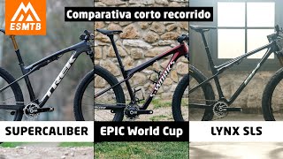 Comparativa Trek Supercaliber vs SWorks Epic WC vs BH Lynx SLS [upl. by Esertak]