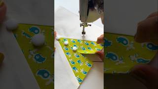 Sewing Tips And Tricks For Making Printed Sleeves Pattern With White Buttons In 38 Seconds Shorts [upl. by Sankaran]