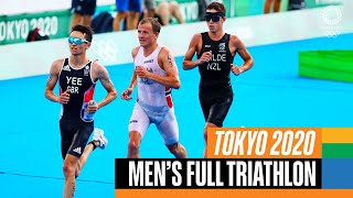 Mens FULL Triathlon 🏊‍♂️🚴‍♂️🏃‍♂️  Tokyo Replays [upl. by Brote]