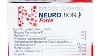 Neurobion Forte Tablet Uses  Dose  side effects price content explained in Hindi  in English [upl. by Ofilia]