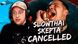 slowthai Skepta  CANCELLED  REACTION  HE NEVER MISSES 🔥🔥 [upl. by Aissatsana]