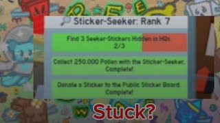 Sticker Seeker Quest 7 Bee swarm simulator 🐝 [upl. by Crowe246]