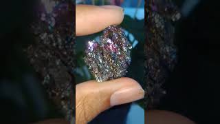 Natural Rainbow Carborundum crystal gemstones crystals minerals diamond gems [upl. by Bow316]