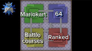 Schaffrillas ranks Mario Kart 64 battle courses [upl. by Annauqaj]