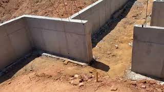 Corson Empty Neater House Build Lake Lot Project 082324 “Concrete Foundation Walls Curing” [upl. by Haneen458]