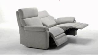 Recliner Sofas  how does it work FurnitureNYC [upl. by Kcolttam]