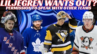 NHL Trade Rumours  Leafs amp Ducks Liljegren Wants Out Huge Shesterkin Rumour  Celebrini to IR [upl. by Melisande]