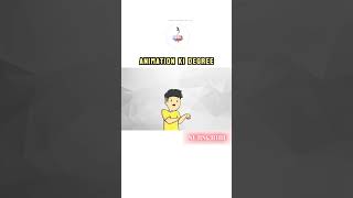 ANIMATION KI DEGREE 🧐comedy funny shortsfeed shorts youtubeshorts trendingshorts viralshorts [upl. by Yelyab]