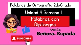 Palabras con Diptongos education kidslearning spanish español letsplay learning english [upl. by Norwood293]