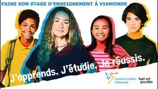 Faire son stage denseignement au Conseil scolaire Viamonde [upl. by Bannister54]