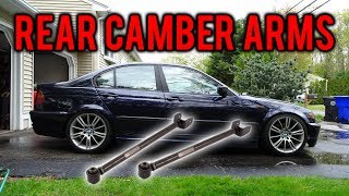 E46 Rear Camber Arms Install [upl. by Nitnert334]