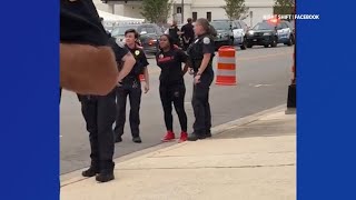 RAW Catrela Perkins detained by Decatur police [upl. by Octavian]