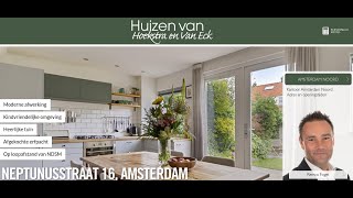 Te koop Neptunusstraat 16 Amsterdam  Hoekstra en van Eck Makelaars  Méér Makelaar [upl. by Tunnell]