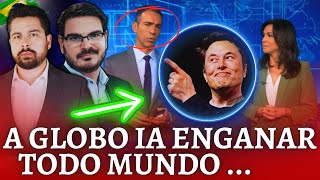 Se não fosse o Elon Musk a Globo ia enganar todo mundo [upl. by Danelle]